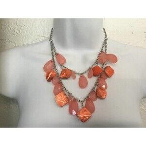 Coral Multi Strand Necklace